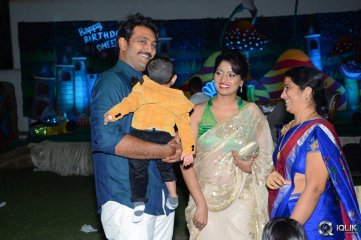 Ajay Son Dheeran 1st Birthday Celebrations 2014